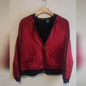 Catalina Zip-Up Hoodie with Black Stripes